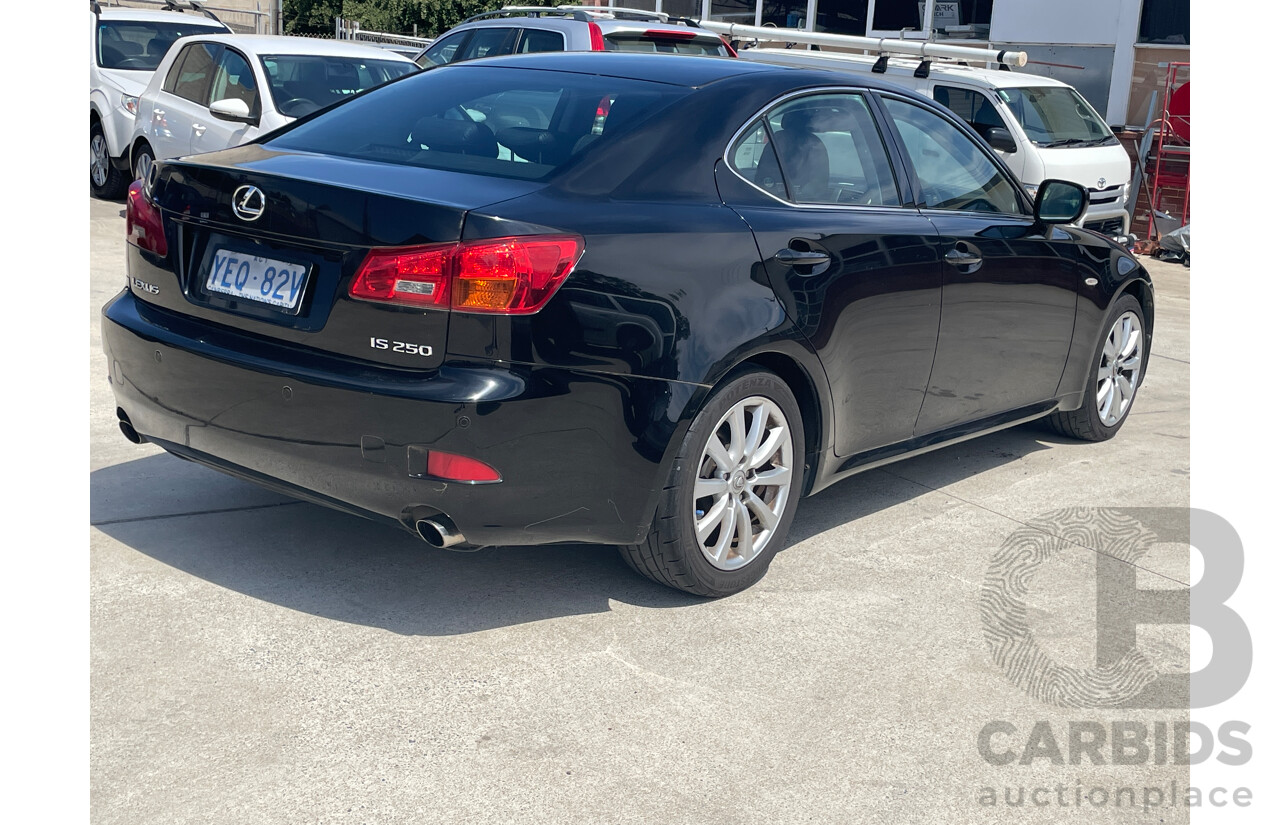 7/2006 Lexus Is250 Sports Luxury GSE20R 4d Sedan Black 2.5L