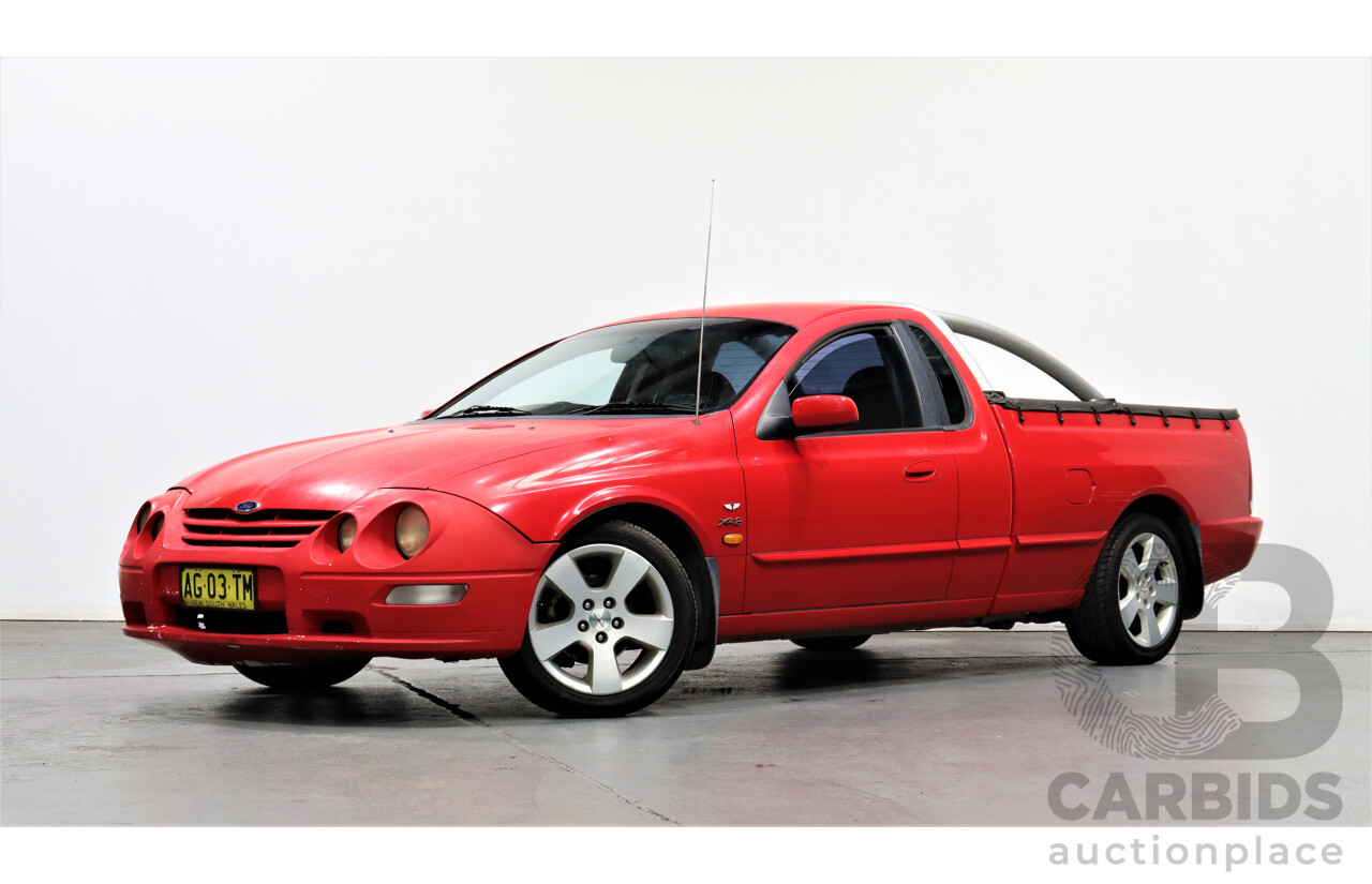 9/2001 Ford Falcon XR8 AUII Utility Red 5.0L V8