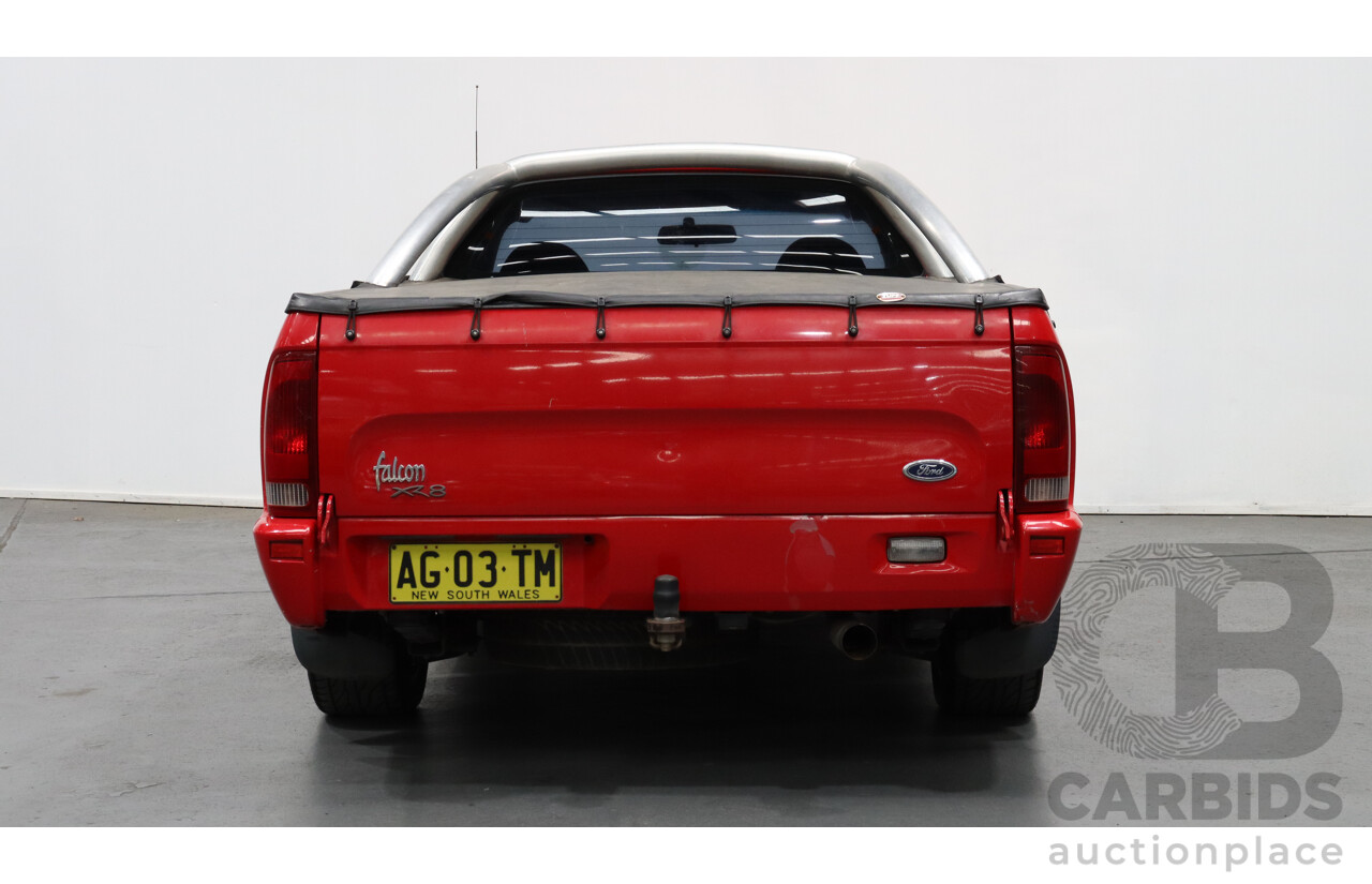 9/2001 Ford Falcon XR8 AUII Utility Red 5.0L V8