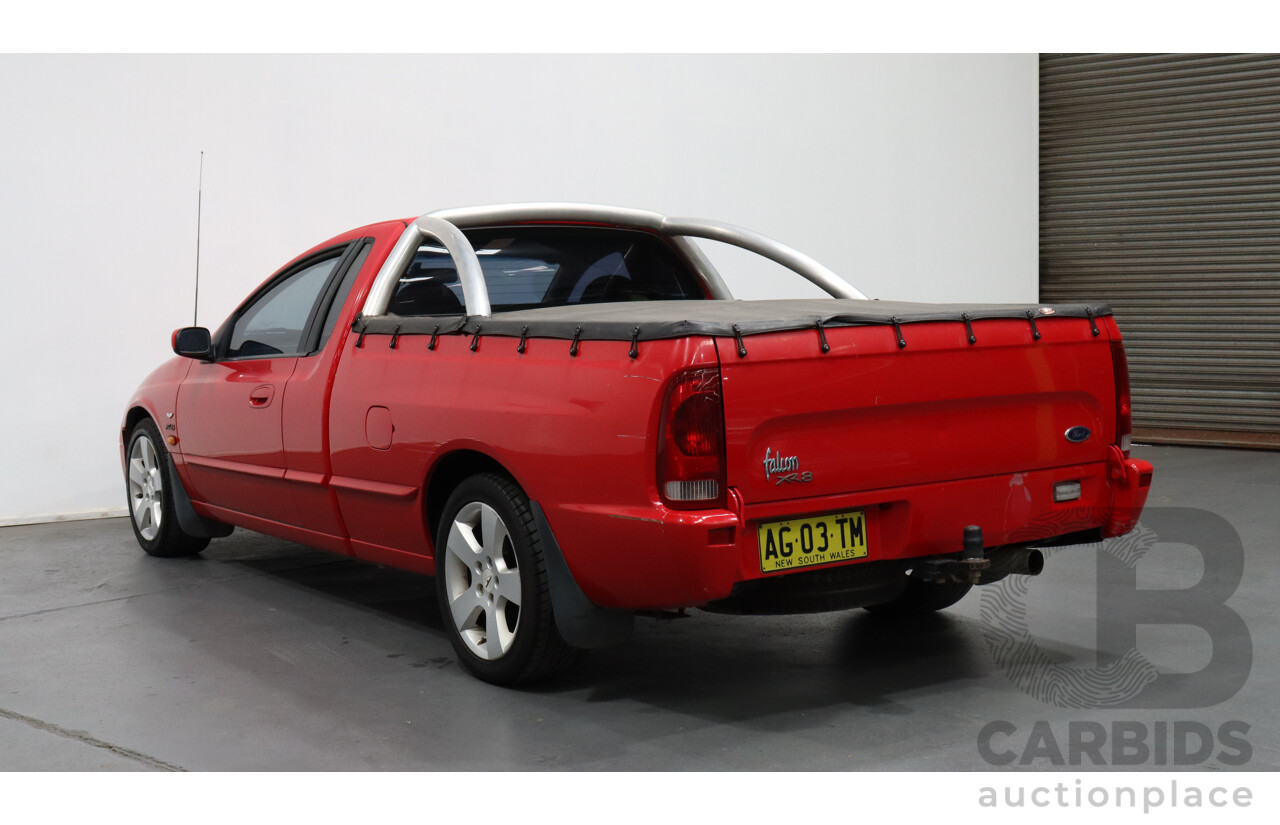 9/2001 Ford Falcon XR8 AUII Utility Red 5.0L V8