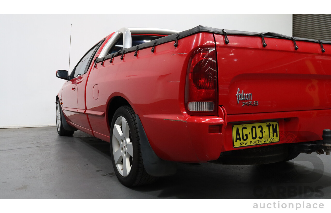 9/2001 Ford Falcon XR8 AUII Utility Red 5.0L V8