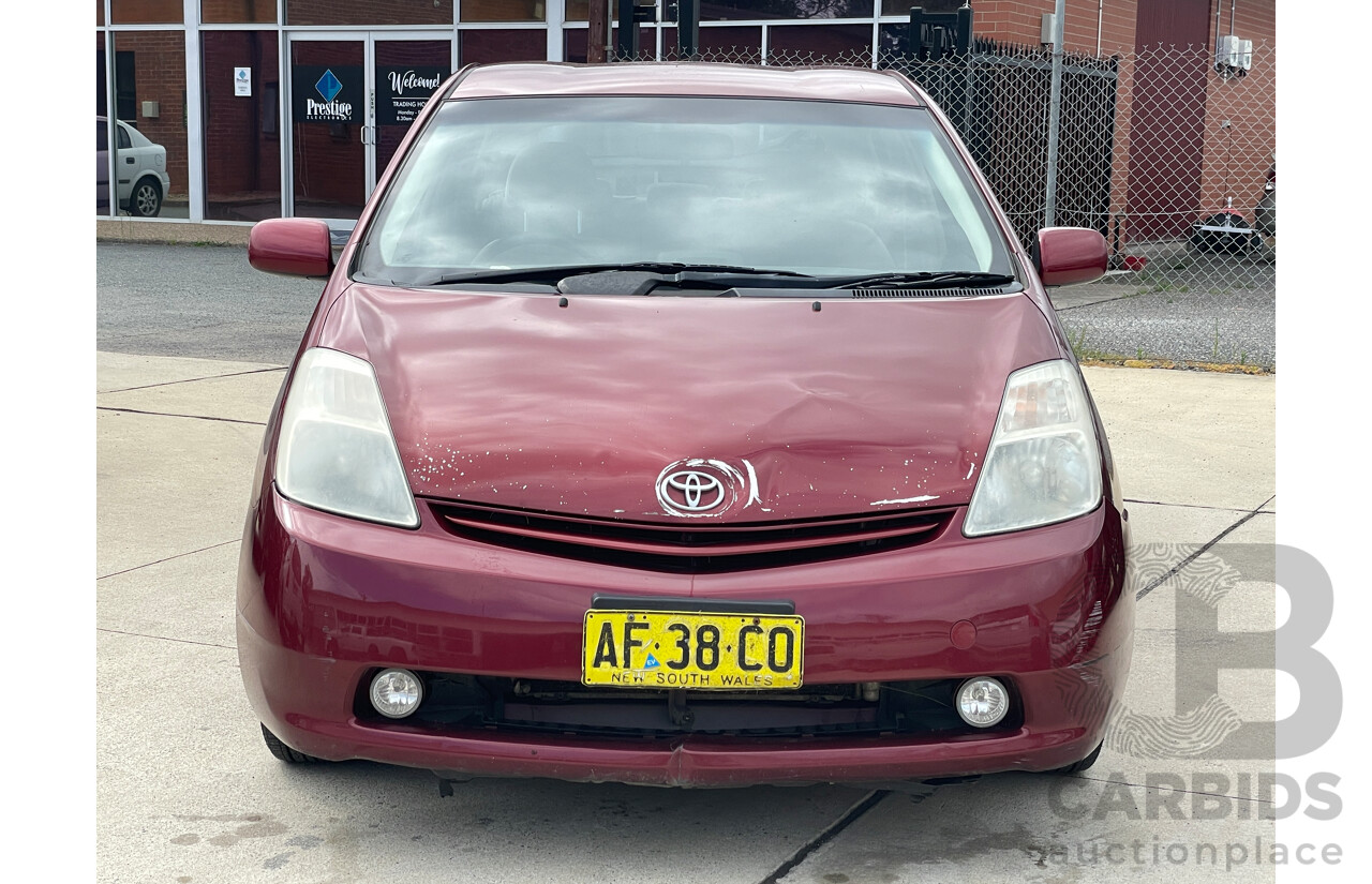 7/2005 Toyota Prius I-Tech Hybrid NHW20R 5d Hatchback Red 1.5L