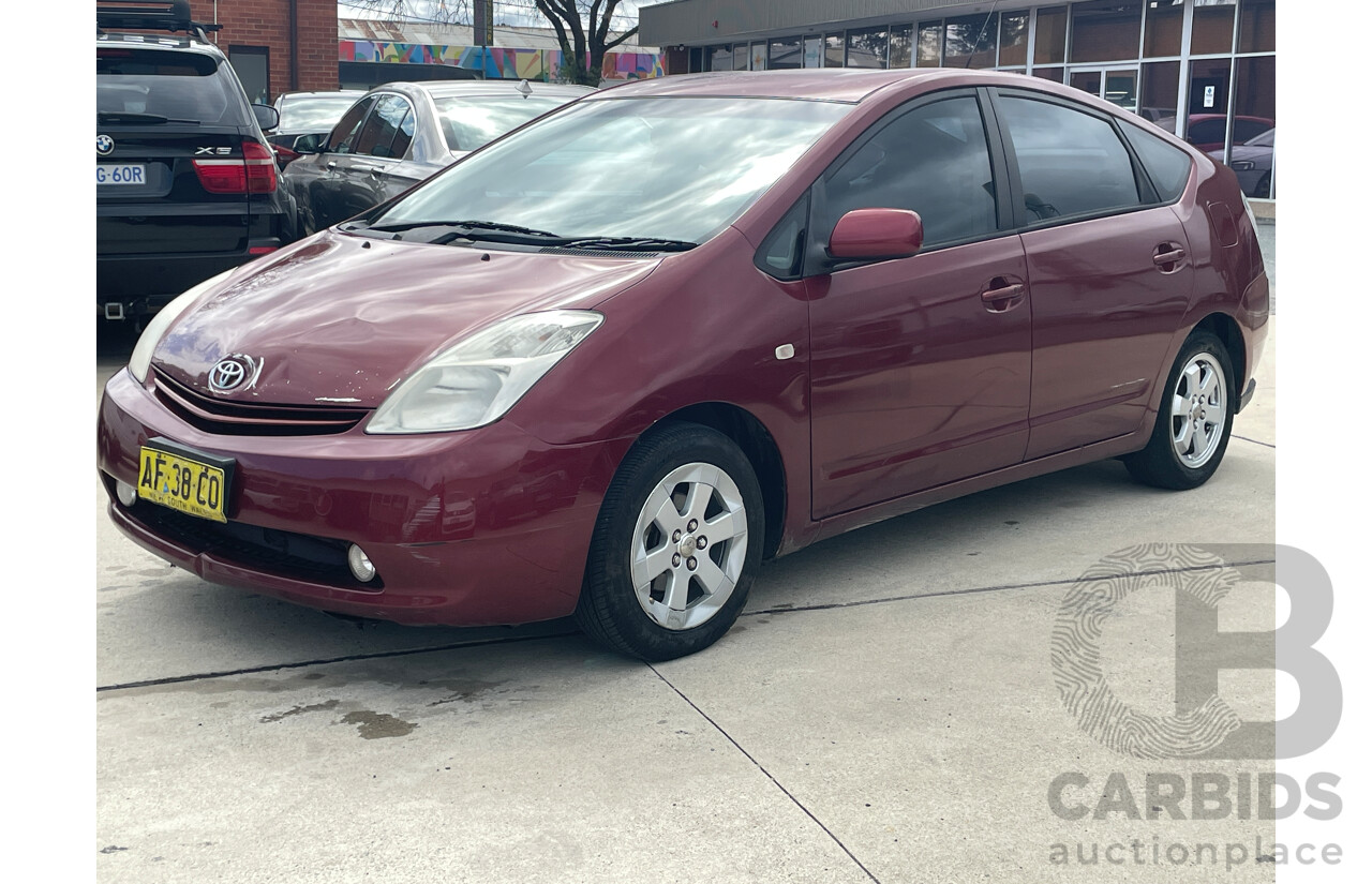 7/2005 Toyota Prius I-Tech Hybrid NHW20R 5d Hatchback Red 1.5L