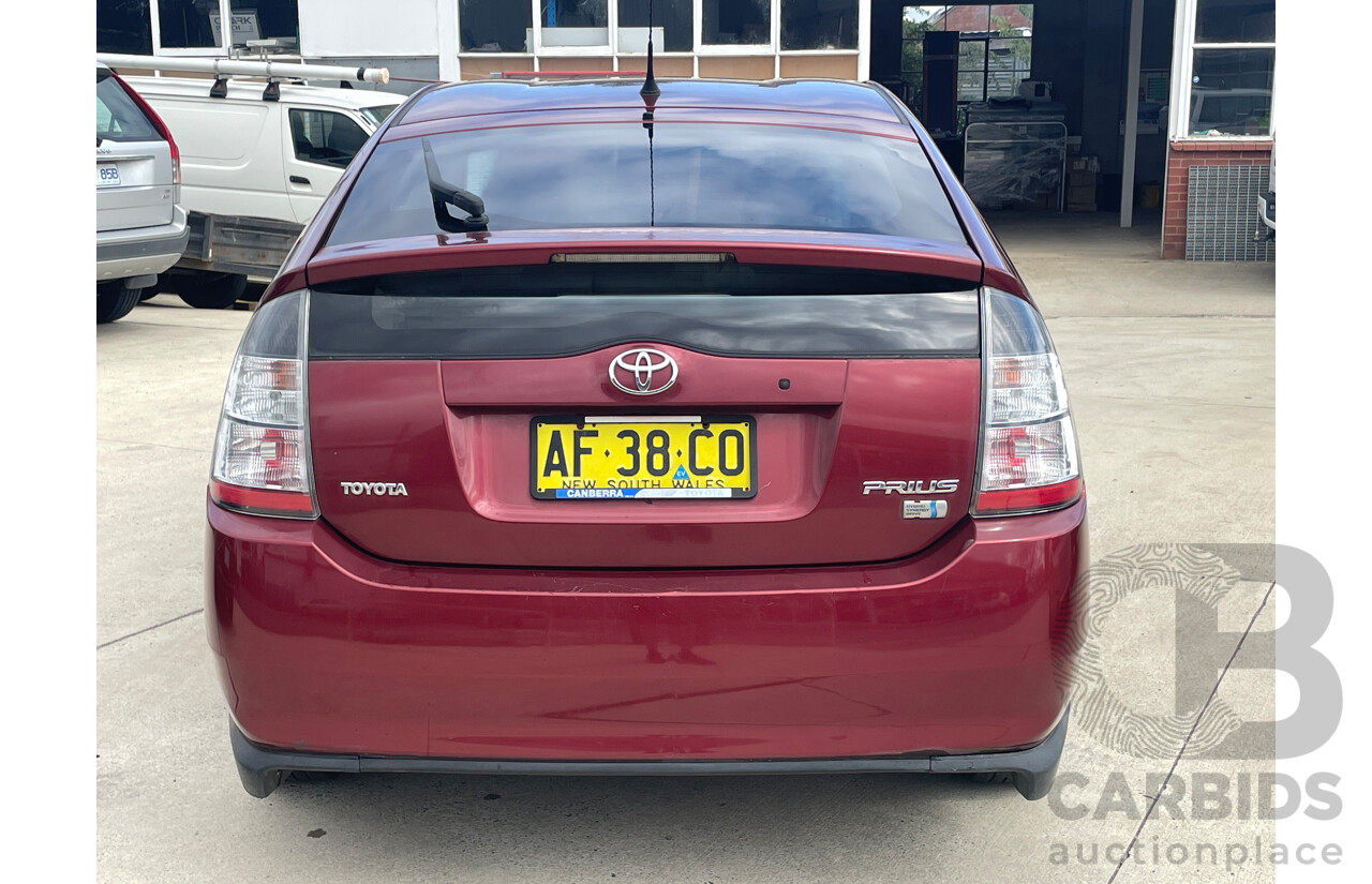 7/2005 Toyota Prius I-Tech Hybrid NHW20R 5d Hatchback Red 1.5L