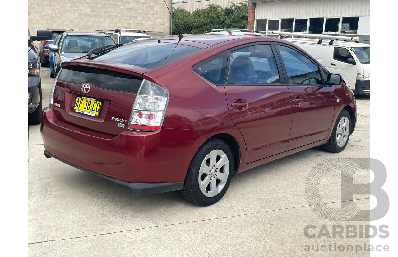 7/2005 Toyota Prius I-Tech Hybrid NHW20R 5d Hatchback Red 1.5L