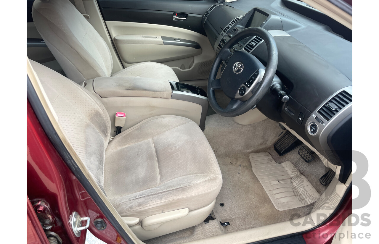 7/2005 Toyota Prius I-Tech Hybrid NHW20R 5d Hatchback Red 1.5L