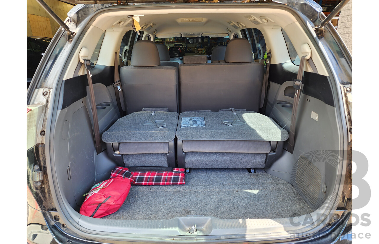12/2011 Toyota Tarago GLi ACR50R 4d Wagon Black 2.4L - 8 Seater