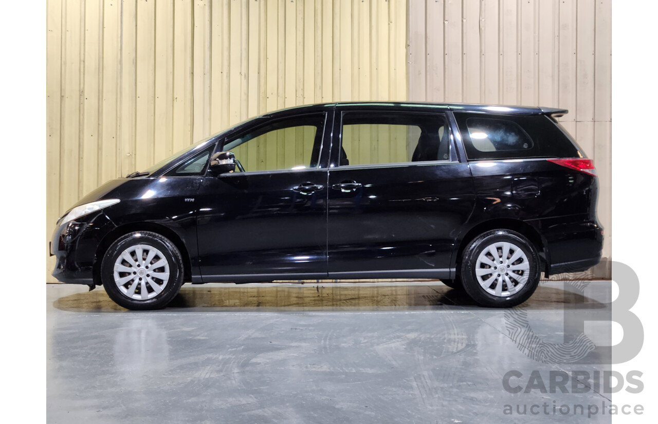 12/2011 Toyota Tarago GLi ACR50R 4d Wagon Black 2.4L - 8 Seater