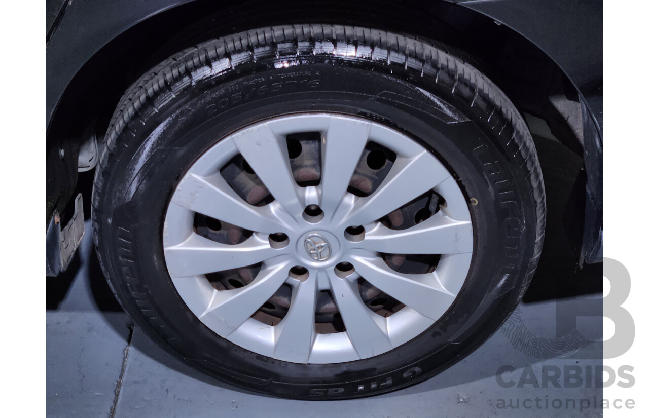 12/2011 Toyota Tarago GLi ACR50R 4d Wagon Black 2.4L - 8 Seater