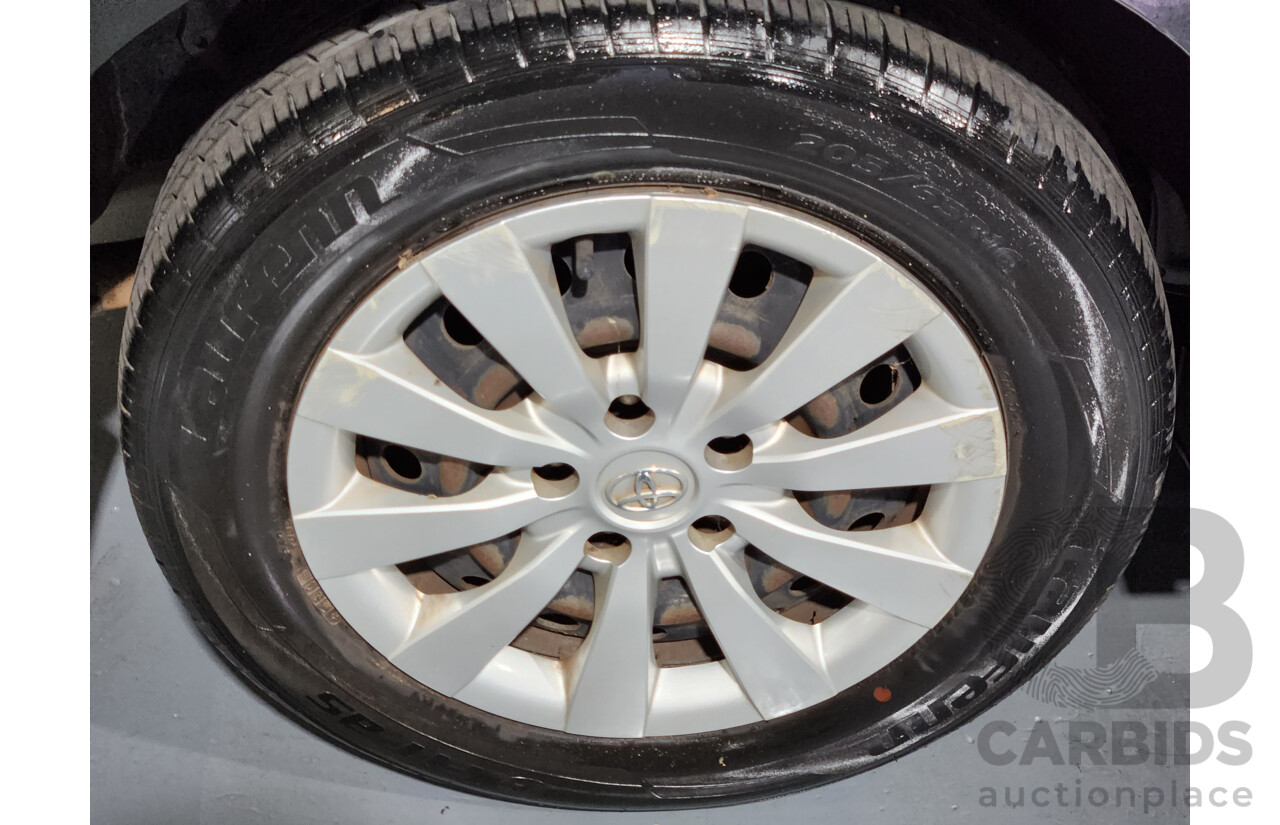 12/2011 Toyota Tarago GLi ACR50R 4d Wagon Black 2.4L - 8 Seater