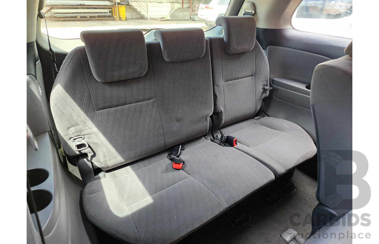 12/2011 Toyota Tarago GLi ACR50R 4d Wagon Black 2.4L - 8 Seater