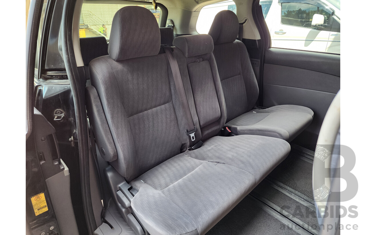 12/2011 Toyota Tarago GLi ACR50R 4d Wagon Black 2.4L - 8 Seater