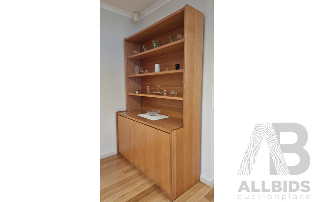 Handcrafted Solid Ash Wall Unit by ANR Furniture