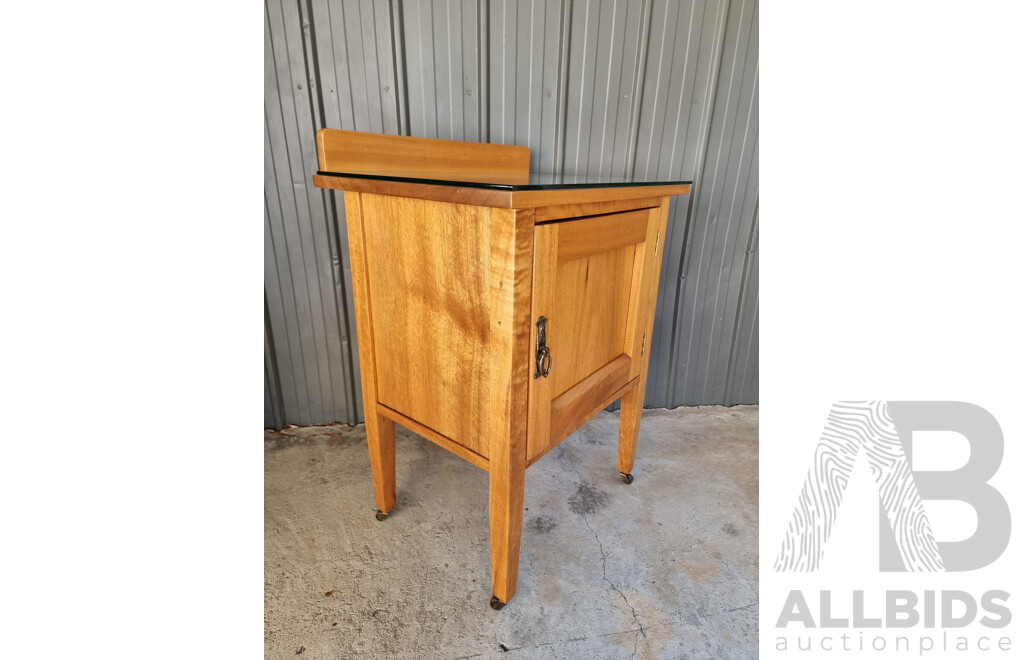 Antique Solid Timber Pot Cupboard - Early 20th Century