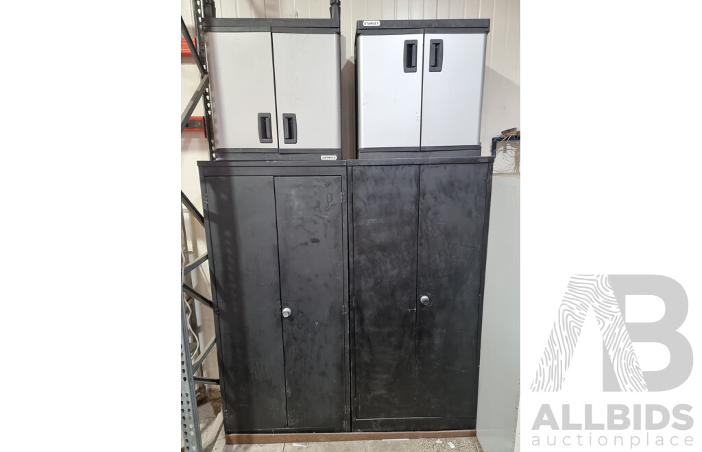 Steel Double Door Cabinets and Stanley Tool Cabinets