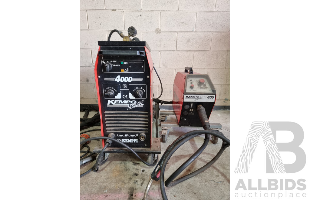KEPPI 'KEMPO Weld 4000' Welder With KEPPI 'KEMPO Weld K400' Wire Feeder