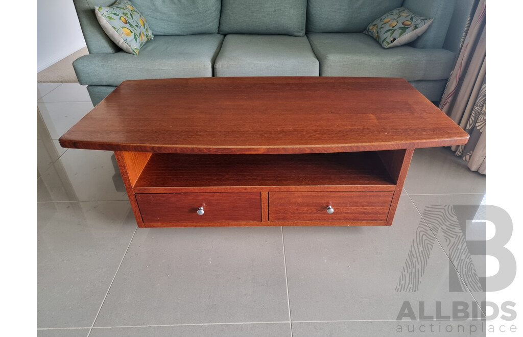 Contemporary Coffee Table and Buffet Cabinet