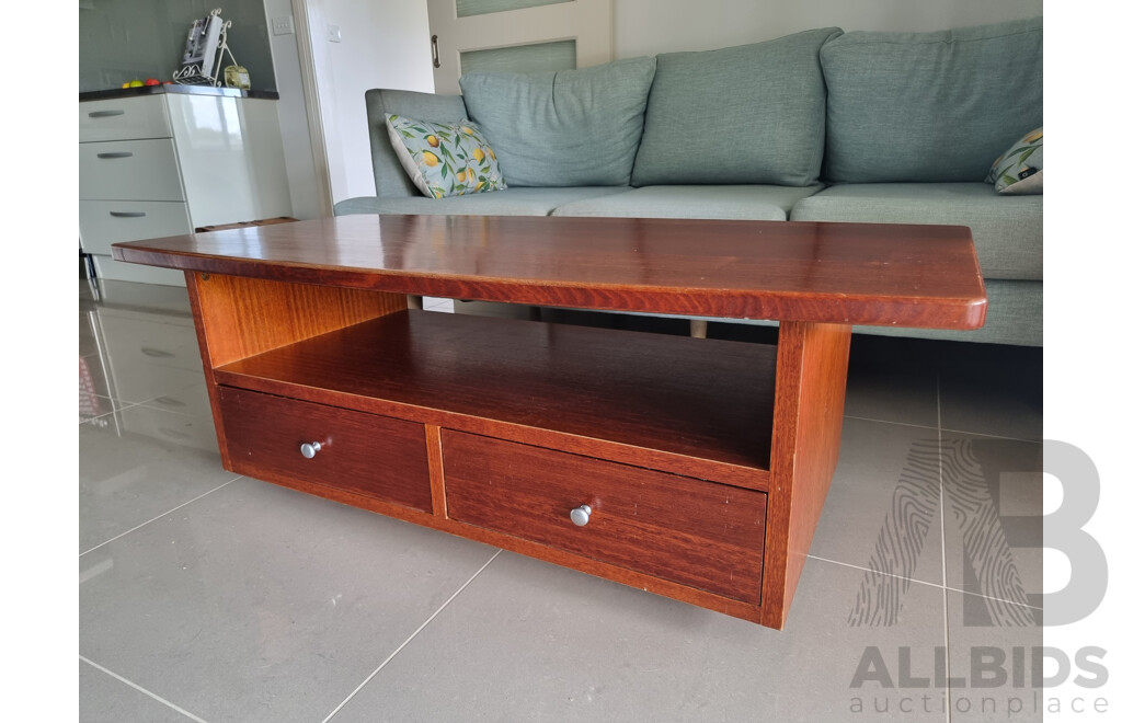 Contemporary Coffee Table and Buffet Cabinet