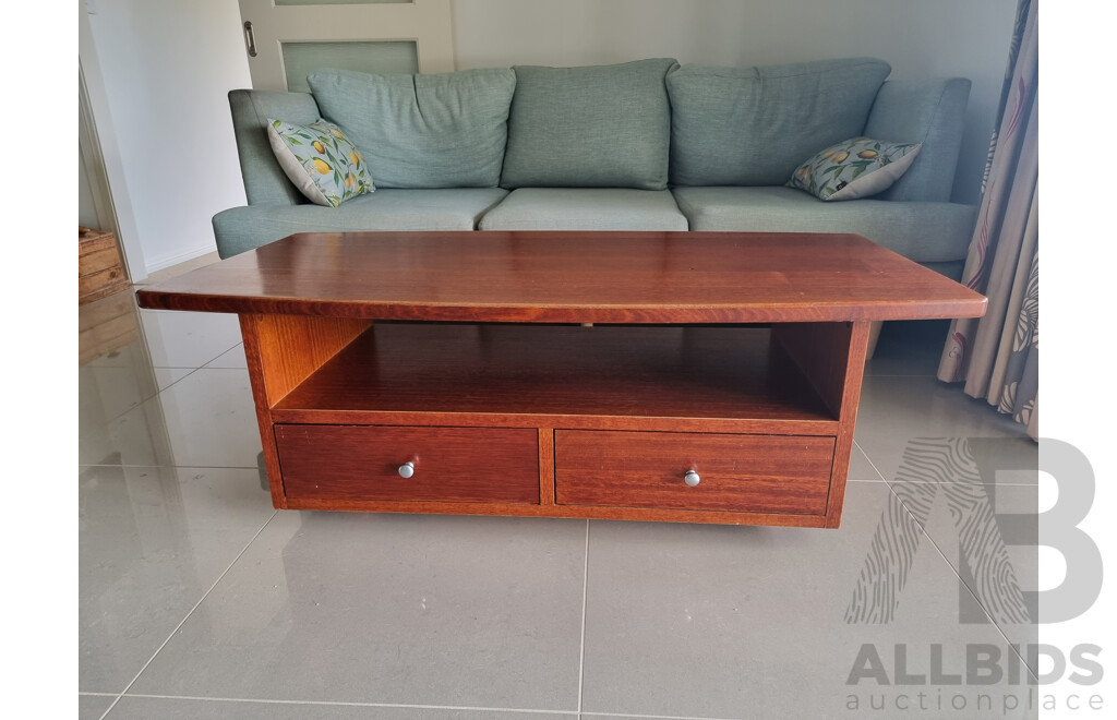 Contemporary Coffee Table and Buffet Cabinet