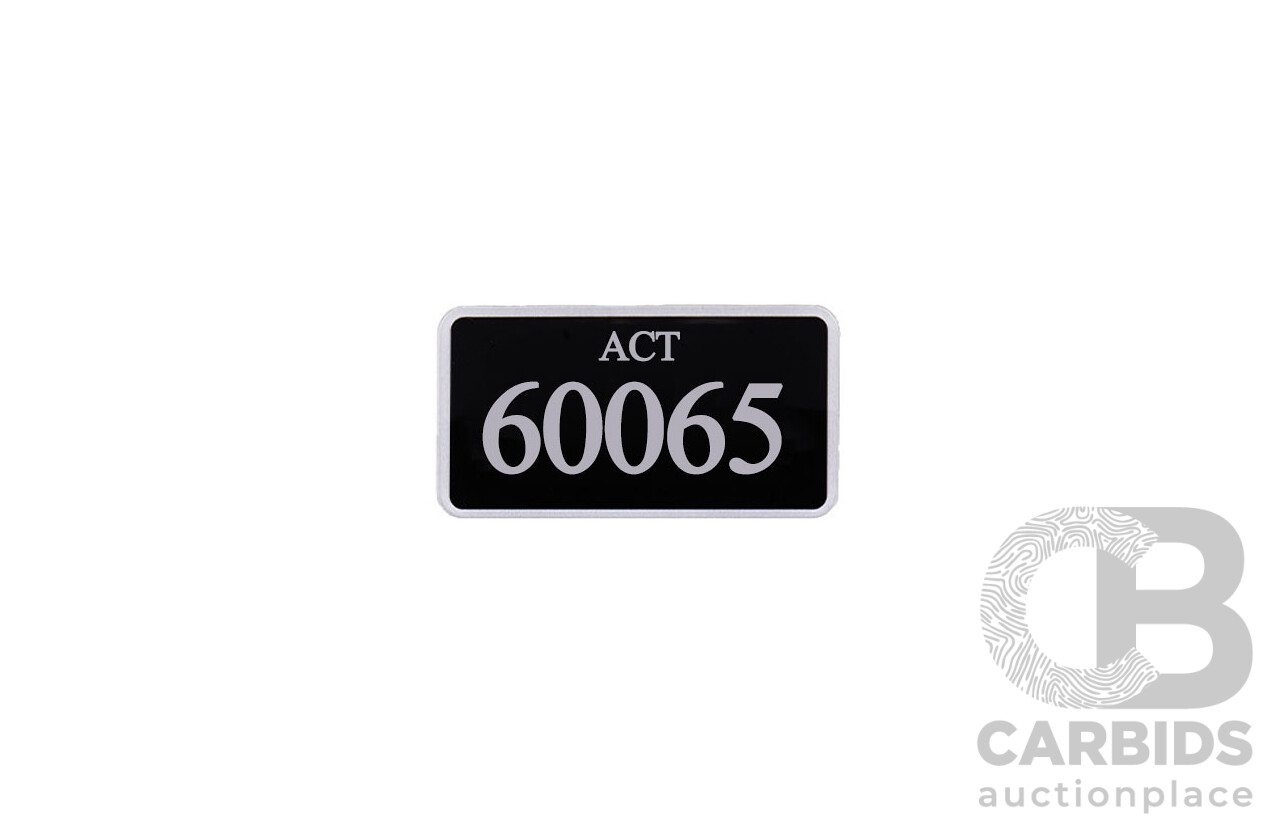 ACT 5-Digit Number Plate - 60065