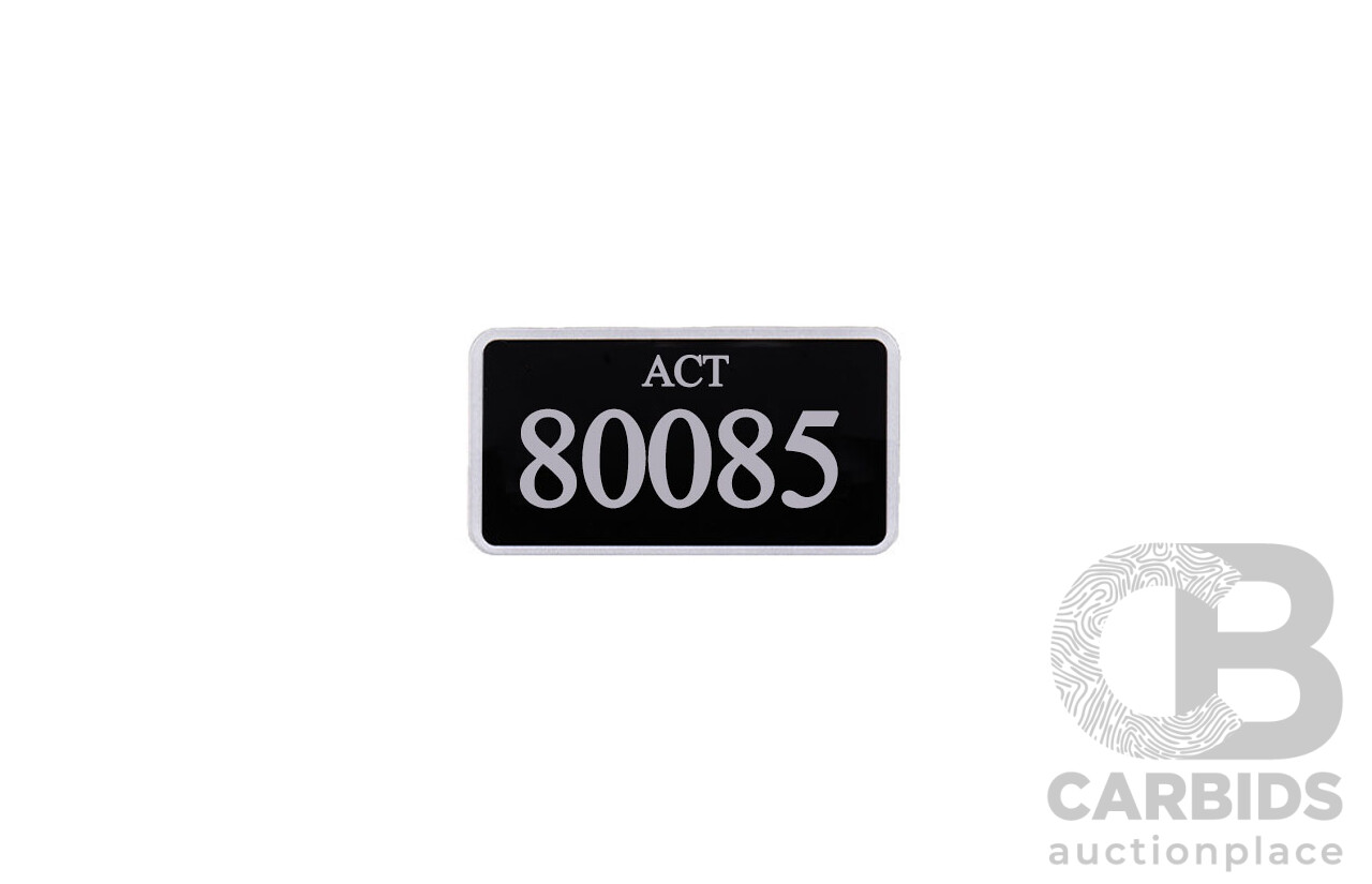 ACT 5-Digit Number Plate - 80085