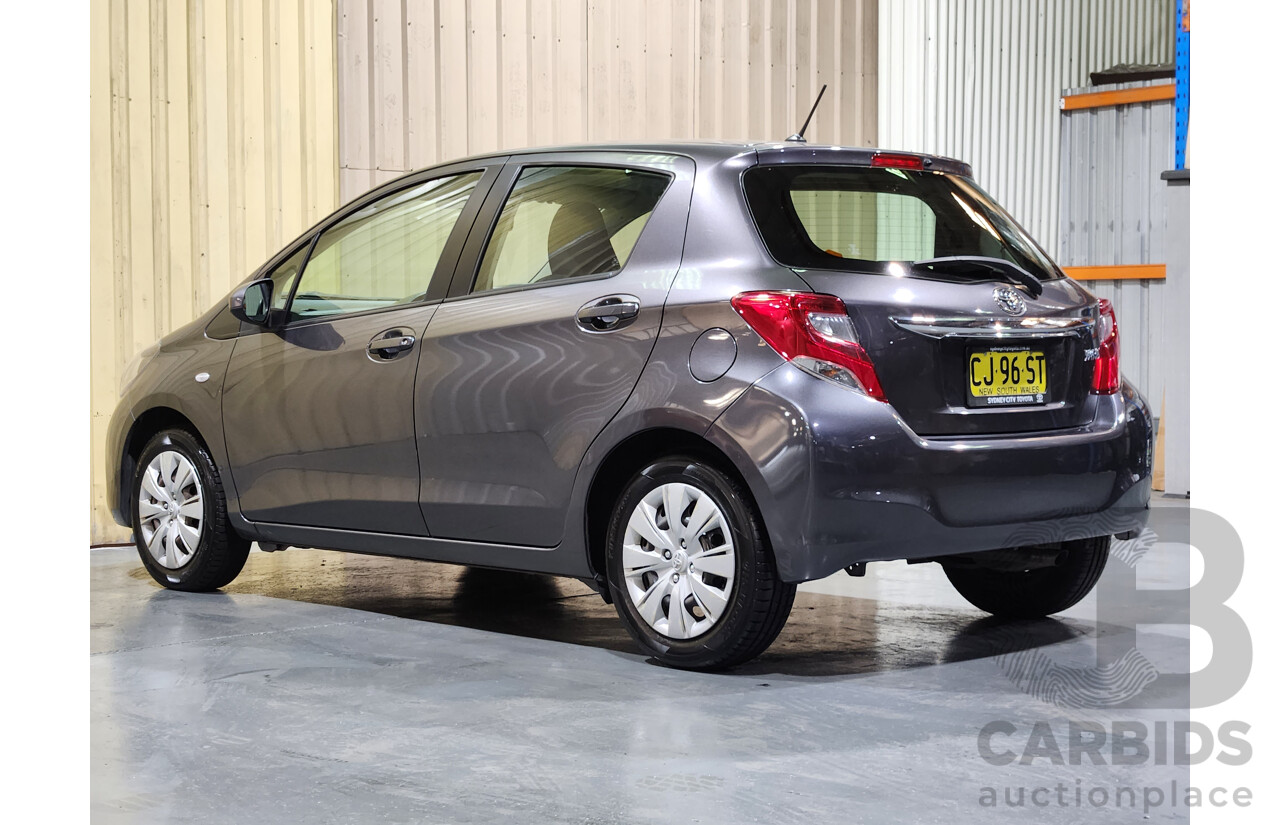 9/2016 Toyota Yaris Ascent NCP130R MY15 5d Hatchback Grey 1.3L