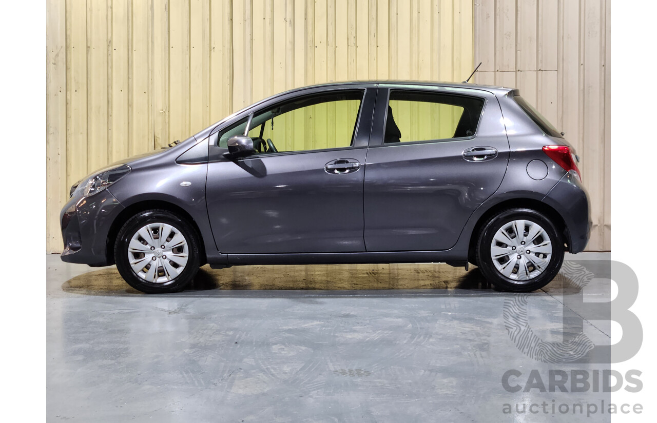 9/2016 Toyota Yaris Ascent NCP130R MY15 5d Hatchback Grey 1.3L