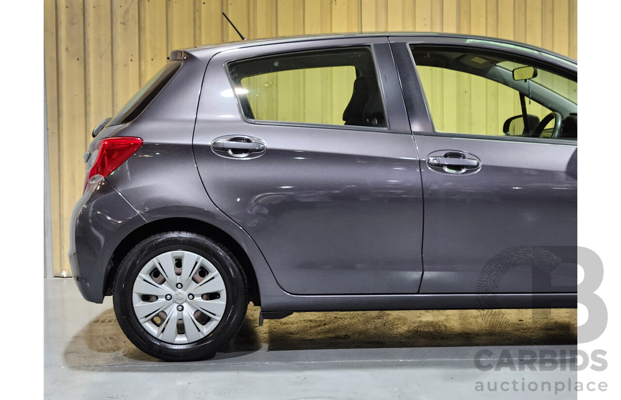 9/2016 Toyota Yaris Ascent NCP130R MY15 5d Hatchback Grey 1.3L