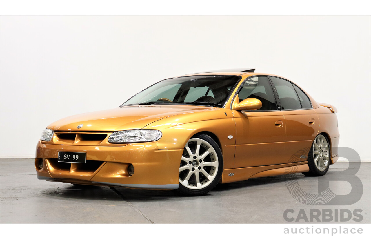 9/1999 Holden HSV SV99 VTII 4d Sedan Hackett Gold 5.7L V8 - Build Number 42/99