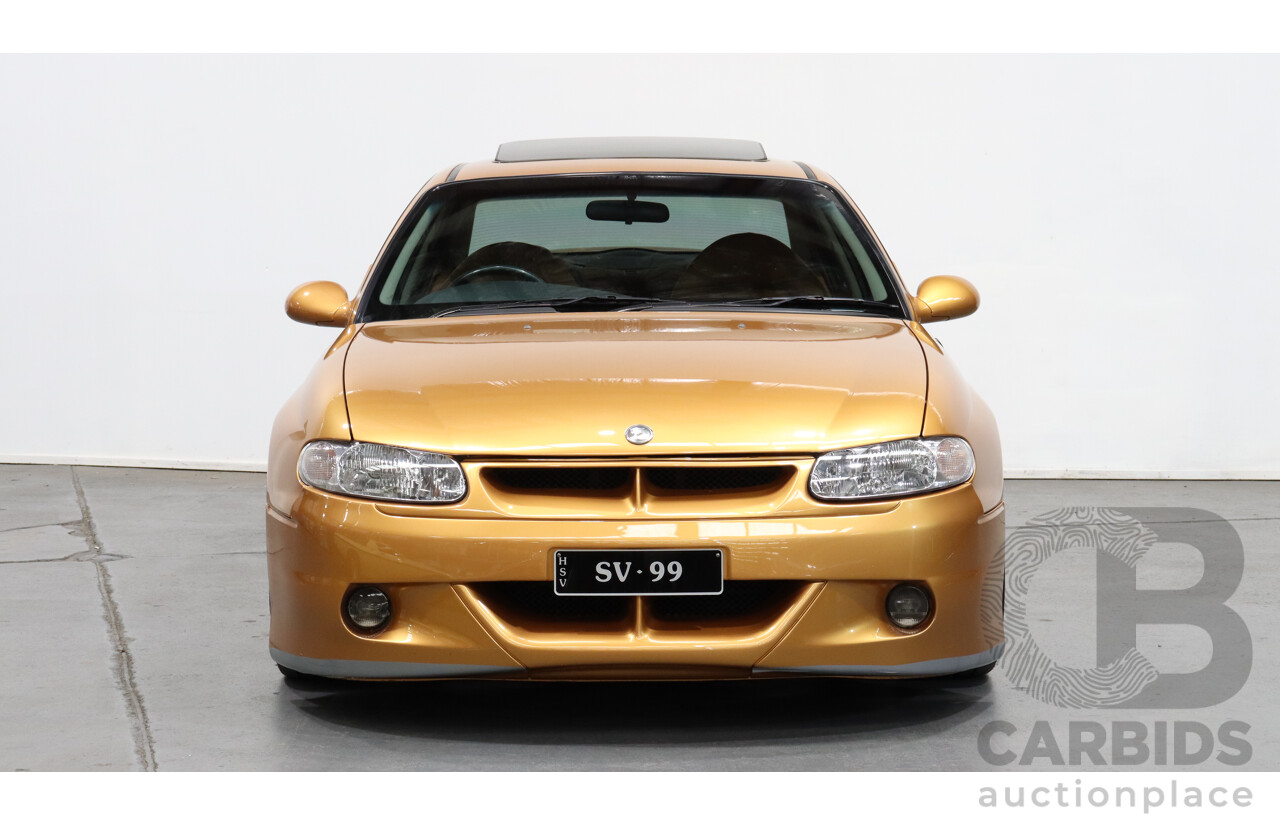 9/1999 Holden HSV SV99 VTII 4d Sedan Hackett Gold 5.7L V8 - Build Number 42/99