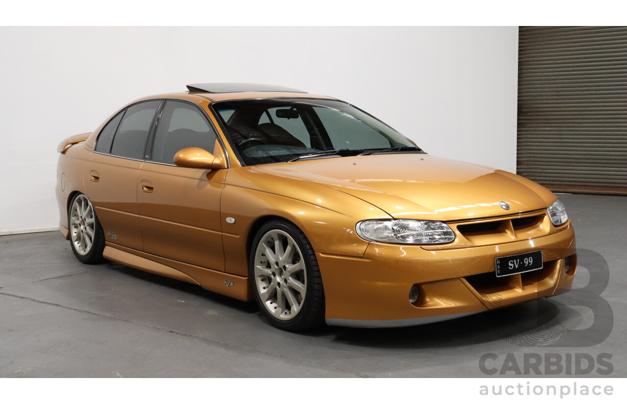 9/1999 Holden HSV SV99 VTII 4d Sedan Hackett Gold 5.7L V8 - Build Number 42/99