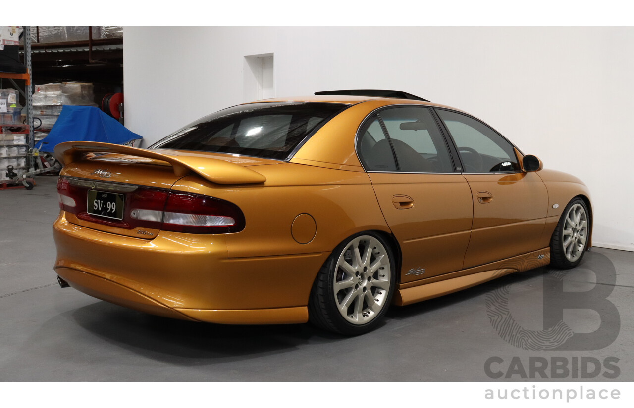 9/1999 Holden HSV SV99 VTII 4d Sedan Hackett Gold 5.7L V8 - Build Number 42/99