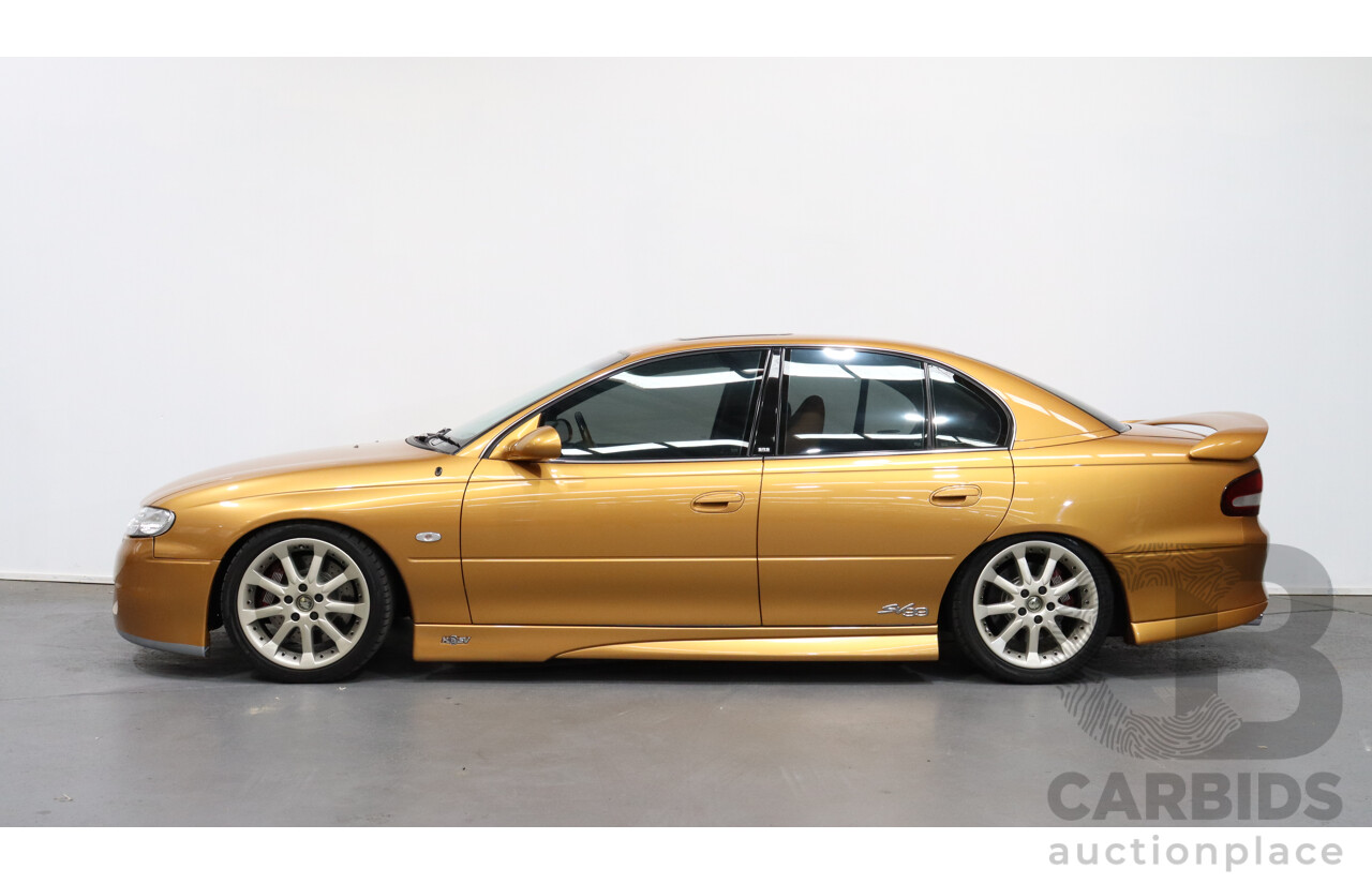 9/1999 Holden HSV SV99 VTII 4d Sedan Hackett Gold 5.7L V8 - Build Number 42/99