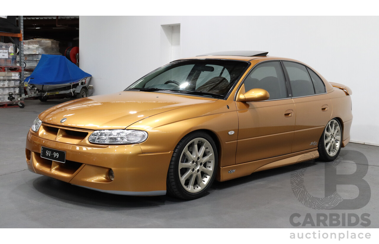 9/1999 Holden HSV SV99 VTII 4d Sedan Hackett Gold 5.7L V8 - Build Number 42/99