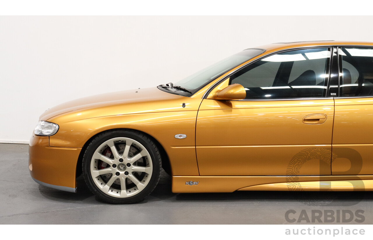 9/1999 Holden HSV SV99 VTII 4d Sedan Hackett Gold 5.7L V8 - Build Number 42/99