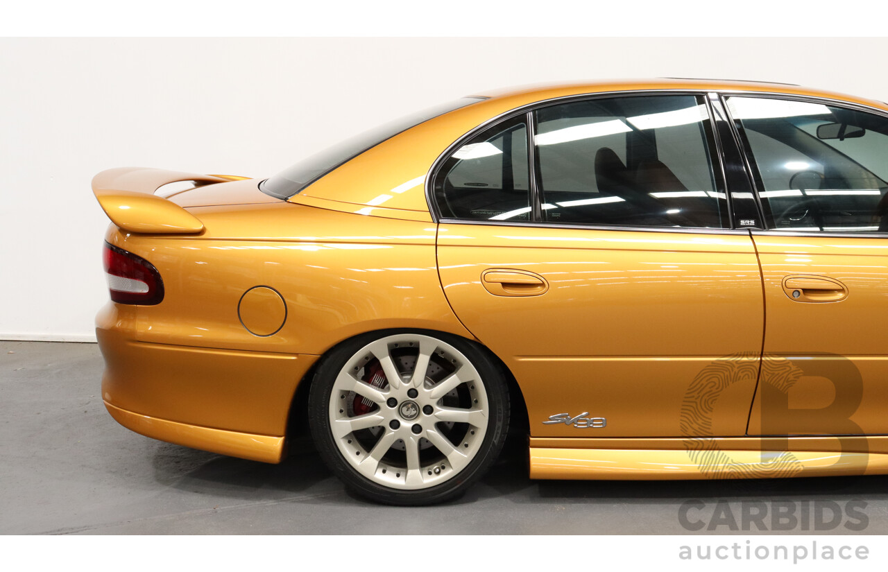 9/1999 Holden HSV SV99 VTII 4d Sedan Hackett Gold 5.7L V8 - Build Number 42/99