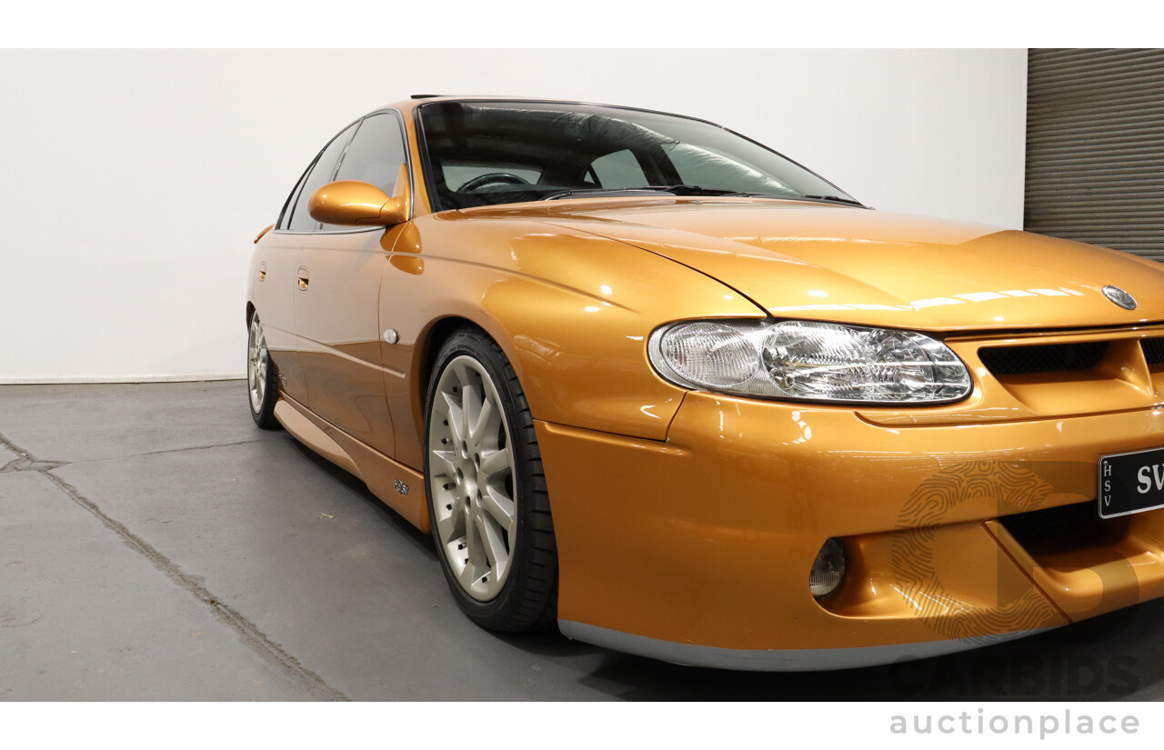 9/1999 Holden HSV SV99 VTII 4d Sedan Hackett Gold 5.7L V8 - Build Number 42/99