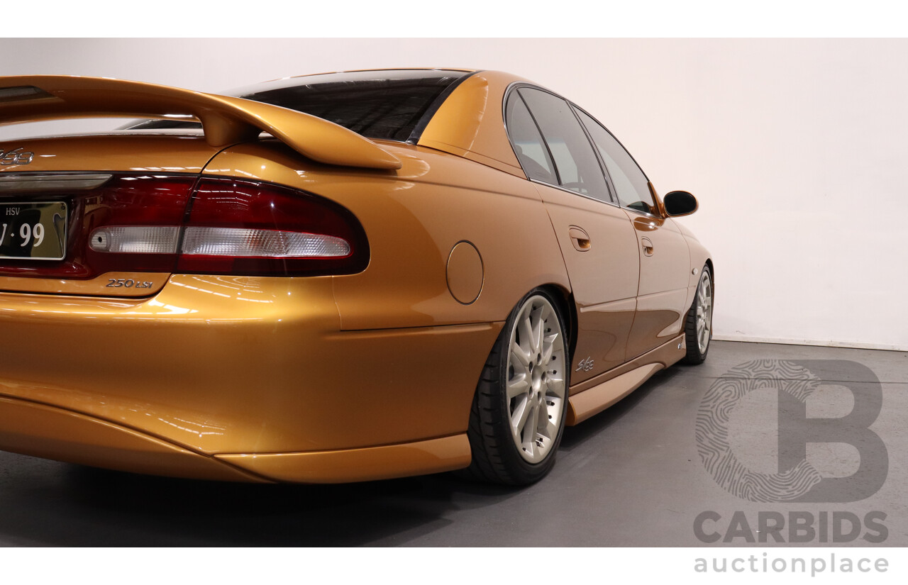 9/1999 Holden HSV SV99 VTII 4d Sedan Hackett Gold 5.7L V8 - Build Number 42/99