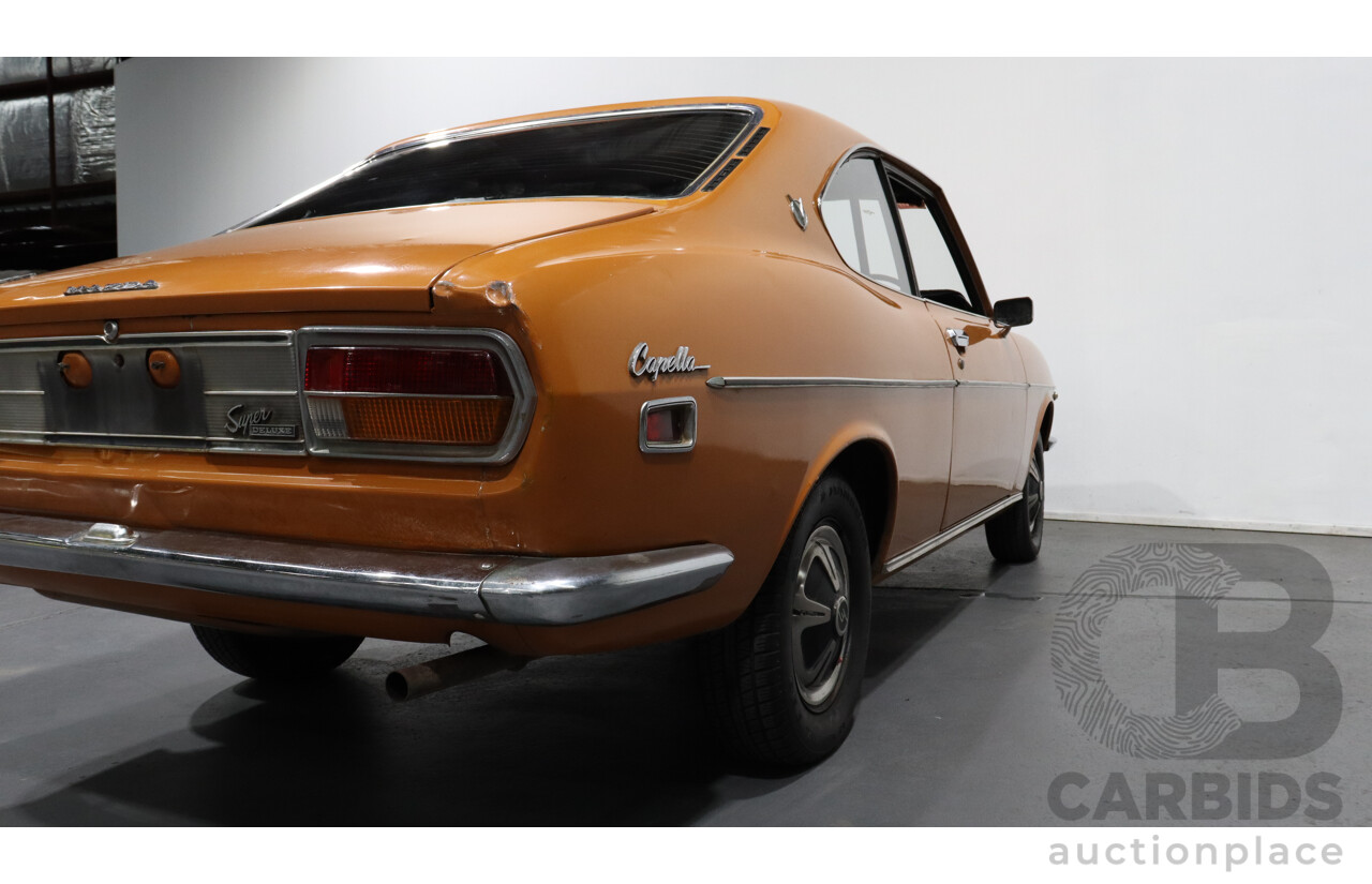 6/1971 Mazda Capella 1600 Super Deluxe SNA 2 Door Coupe Herschel Orange 1.6L