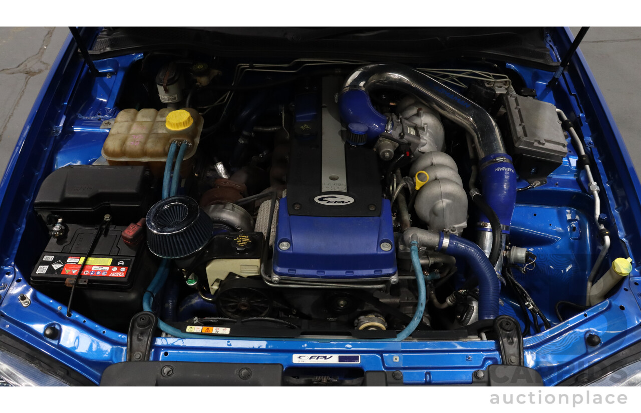 9/2004 Ford FPV F6 Typhoon BA MKII Pre-Production Number 12/16 4d Sedan Shockwave Blue 4.0L Turbo