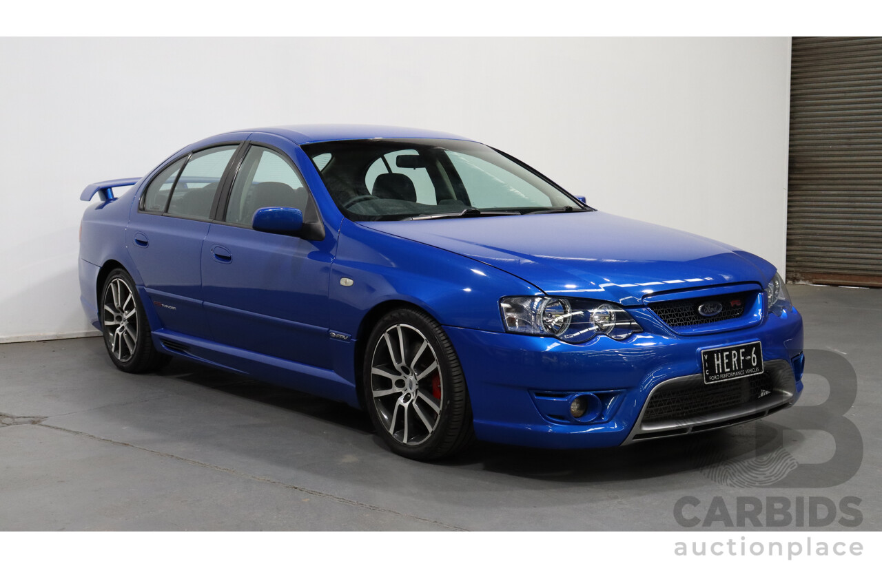 9/2004 Ford FPV F6 Typhoon BA MKII Pre-Production Number 12/16 4d Sedan Shockwave Blue 4.0L Turbo