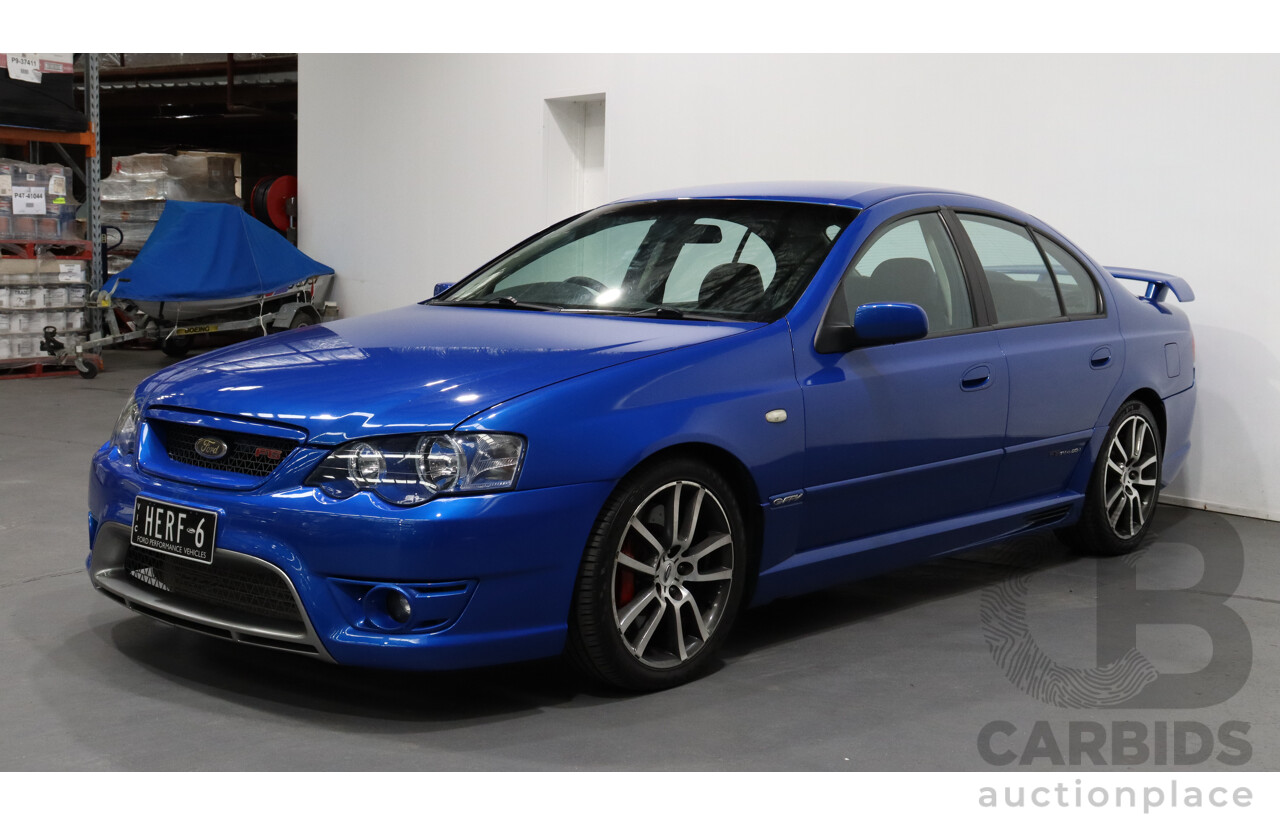 9/2004 Ford FPV F6 Typhoon BA MKII Pre-Production Number 12/16 4d Sedan Shockwave Blue 4.0L Turbo