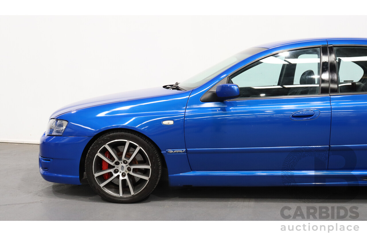 9/2004 Ford FPV F6 Typhoon BA MKII Pre-Production Number 12/16 4d Sedan Shockwave Blue 4.0L Turbo