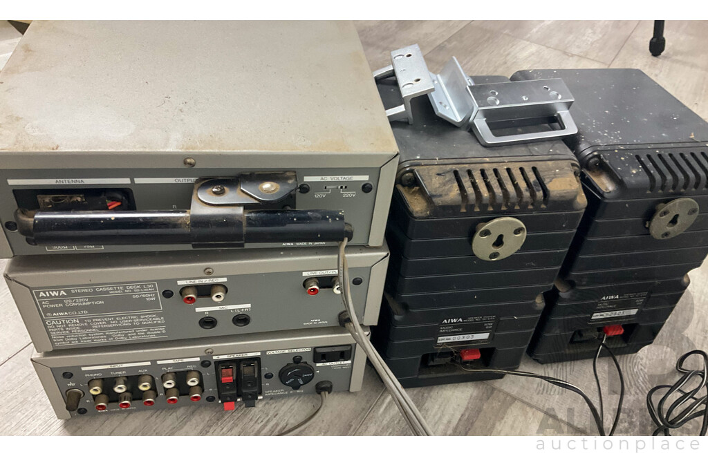 AWA Component Sound System SD-L30, SA-A30,ST-R30 and SCE-11A in Original Boxes