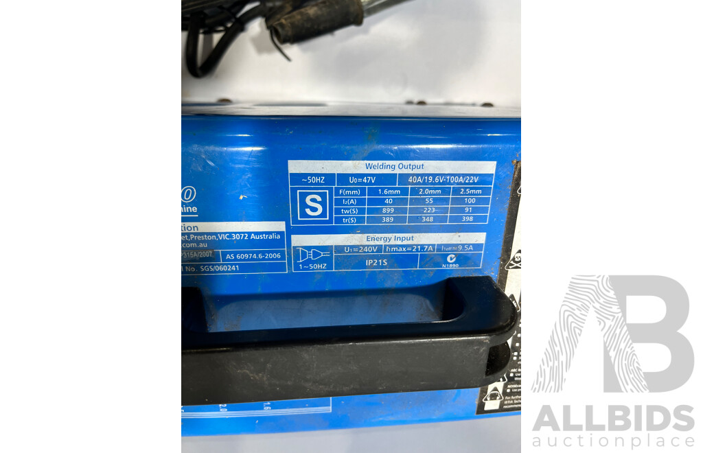 CIGWELD WeldSkill 120 Turbo Welding Machine, CIGWELD Stainless Steel Filler Rods, Murex Manual Arc Welding Electrodes