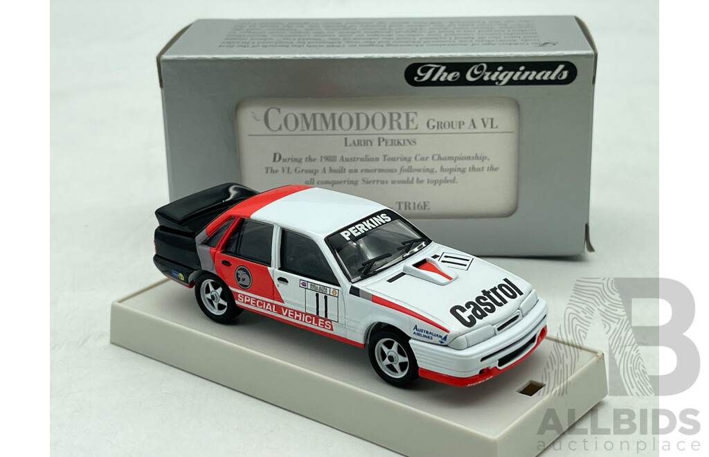 Trax Originals Holden Group a VL Commodore Larry Perkins - 1/43 Scale