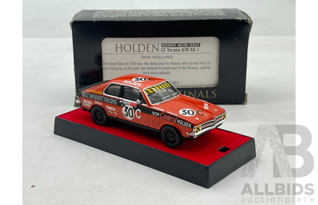 Trax the Originals Holden LC Torana GTR XU-1 Don Holland Bathurst  1/43 Scale