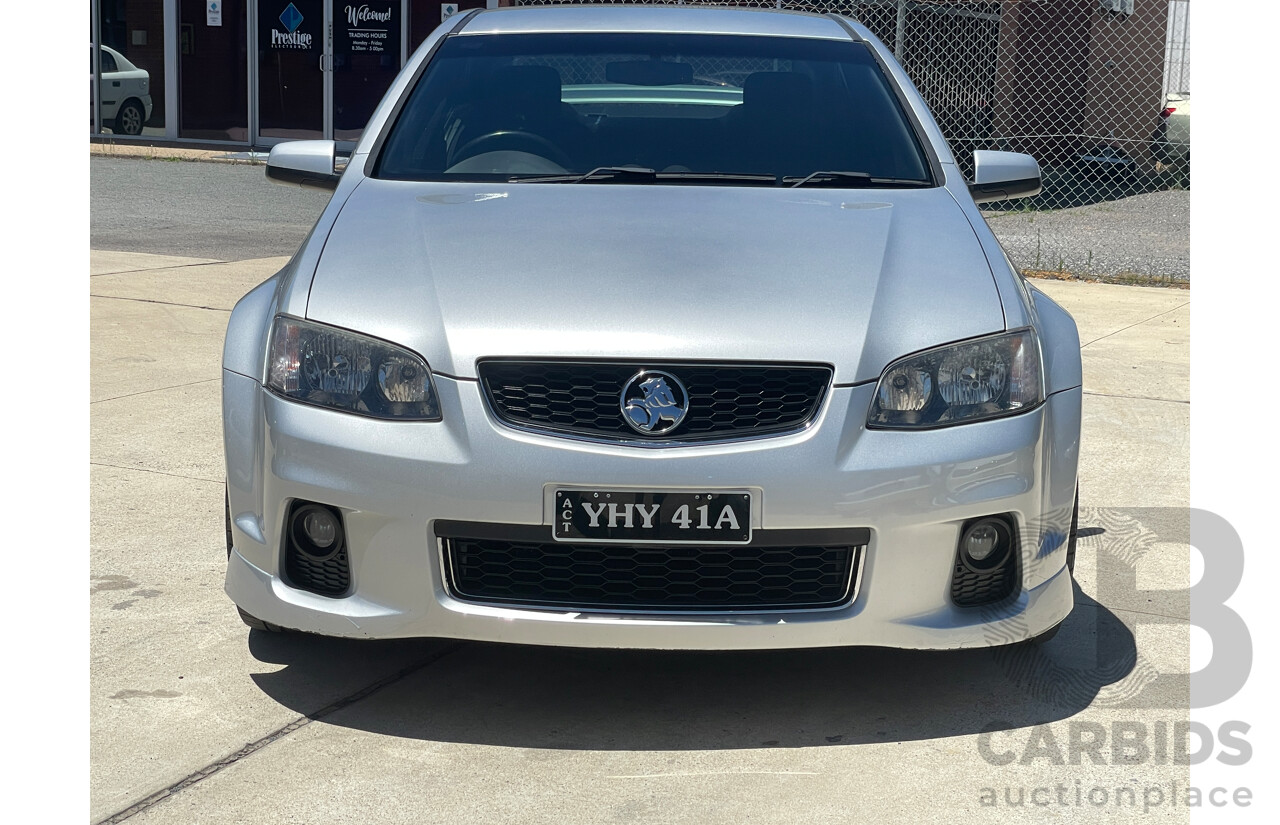 6/2012 Holden Commodore SV6 VE II MY12 4d Sedan Silver 3.6L