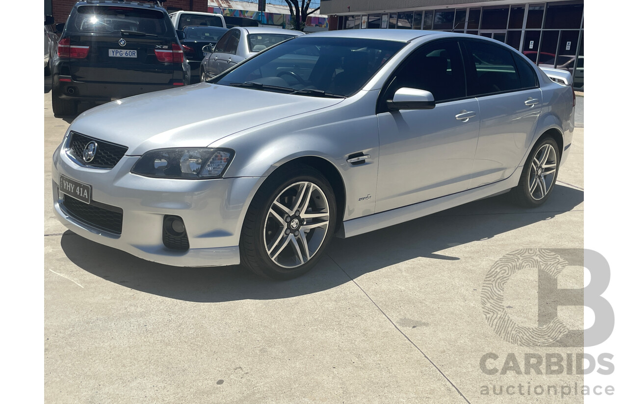 6/2012 Holden Commodore SV6 VE II MY12 4d Sedan Silver 3.6L