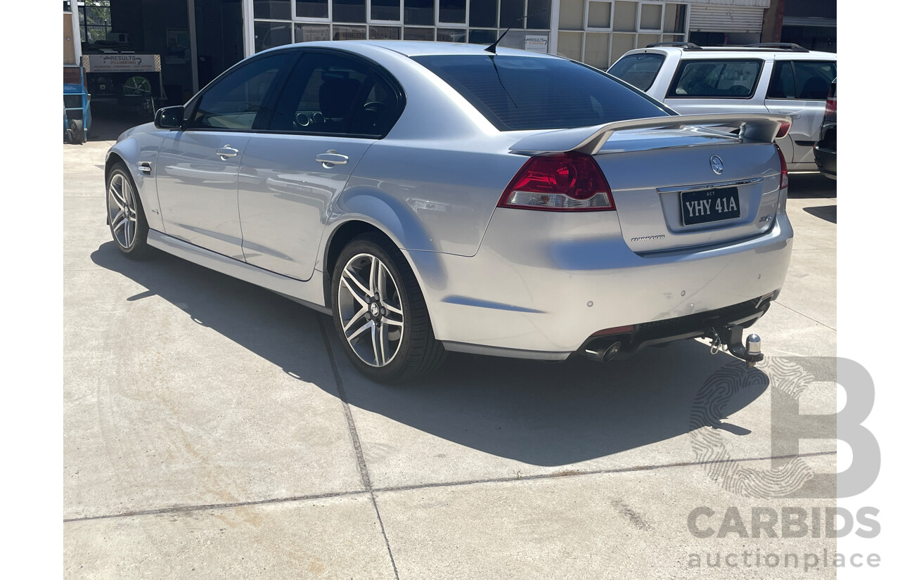 6/2012 Holden Commodore SV6 VE II MY12 4d Sedan Silver 3.6L